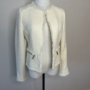 Ted Baker Boucle Fringe Jacket